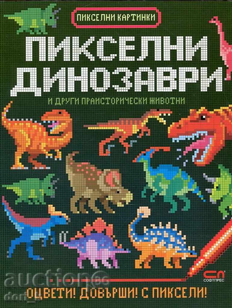 Pixel dinosaurs and other prehistoric animals
