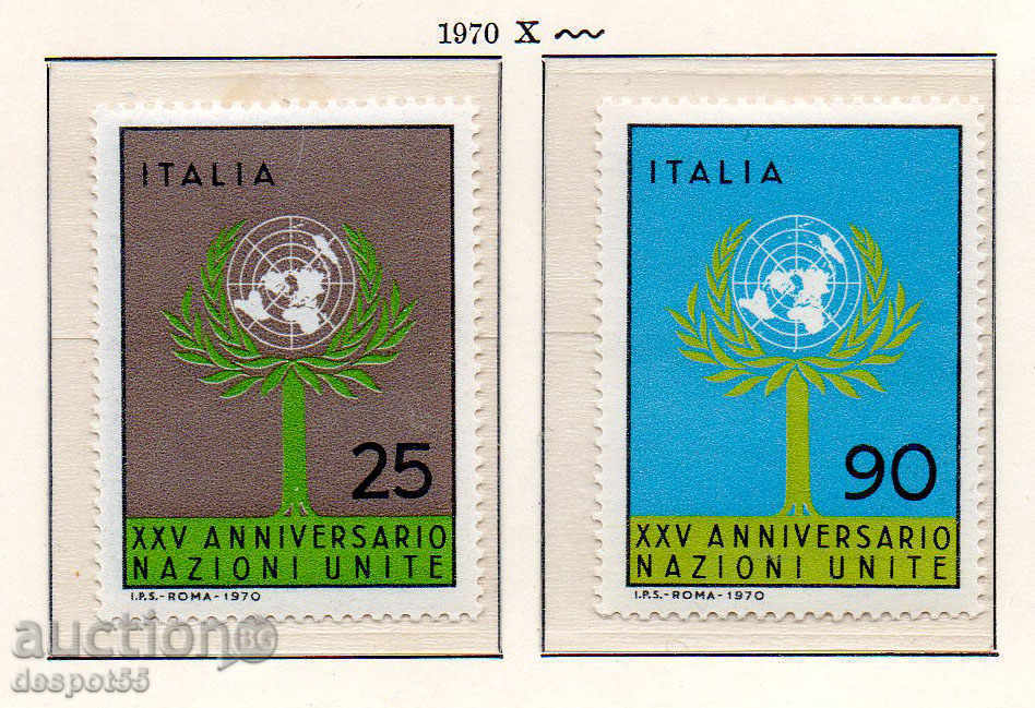 1970. Italy. 25th UN.