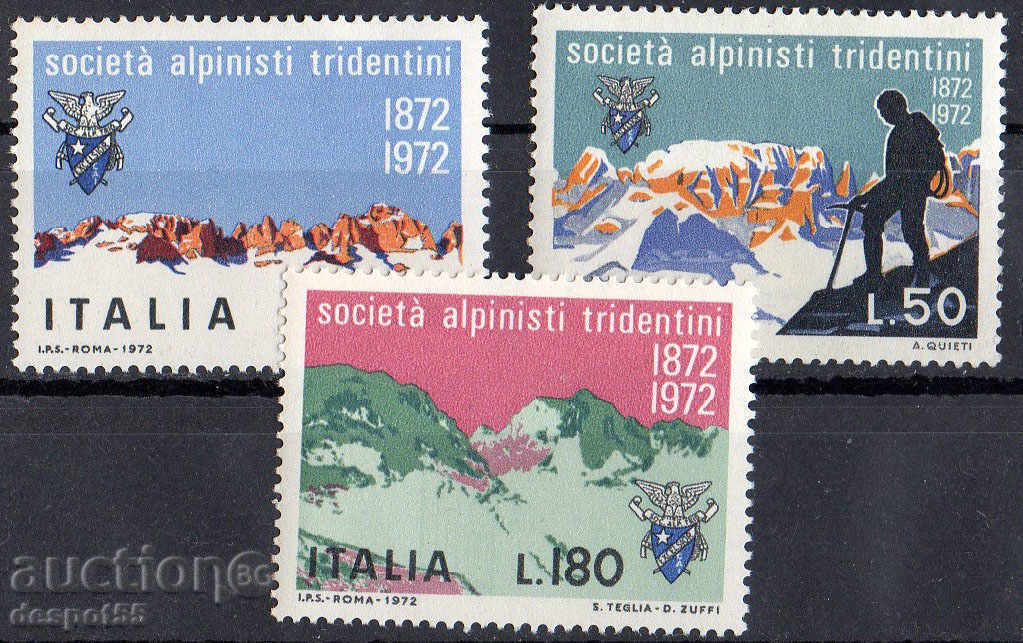 1972. Италия. 100 г. Съюз на алпинисти и планинари.