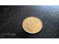 Monede - Singapore - 5 cenți | 1997.
