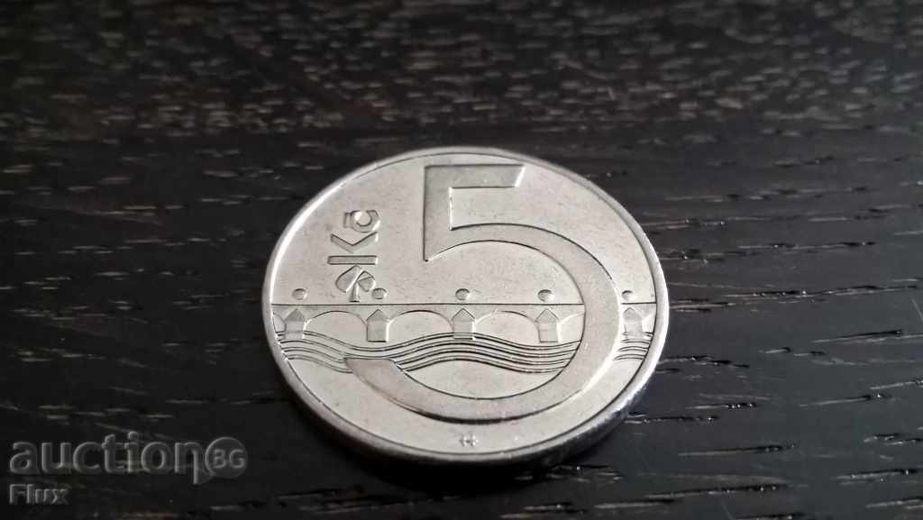 Coin - Czech Republic - 5 krona 1993 with price 0.90 BGN | € 0.46 Coin - Czech Republic - 5 krona 1993 with price 0.90 BGN | € 0.46