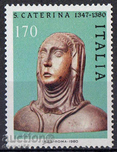 1981. Italy. Santa Catherine (1347-1380), a patron of Italy.