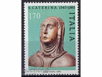 1981 Italia. Santa Caterina (1347-1380), patronul Italiei.