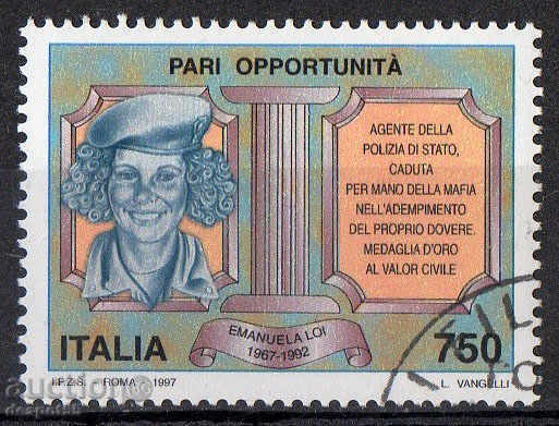 1997 Ιταλία. Emanuela Loi (1967-1992), ένας αστυνομικός.