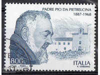 1998. Италия. 30 г. от смъртта на Падре Пио (1887-1968).