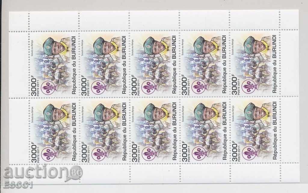 Auction Pure Scouts 2011 marks from Burundi Auction Pure Scouts 2011 marks from Burundi