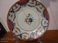 18th Century - OLD PAINTED PLATE OF PORCELAIN 1 22 cm