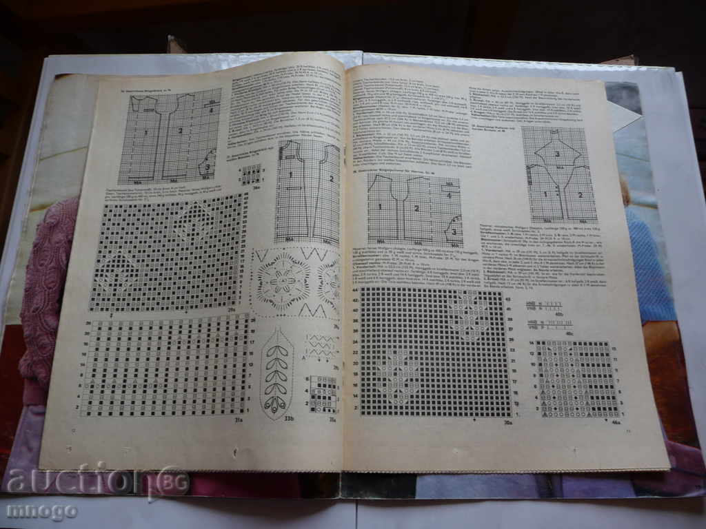 Auction Maschen magazine knitting patterns knitting needles sweaters blouses Auction Maschen magazine knitting patterns knitting needles sweaters blouses