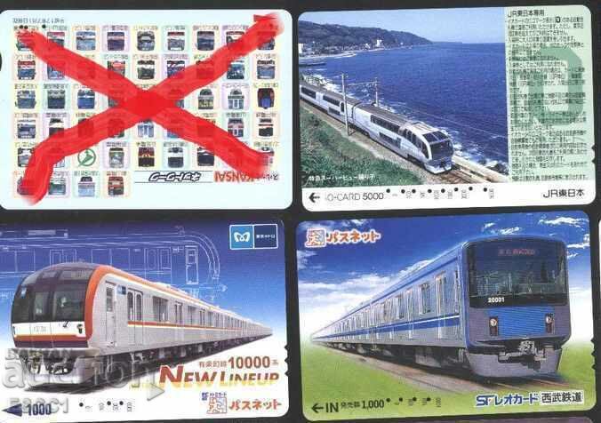 Hărți de transport (cai ferate) Trenuri din Japonia TK24 - TK32