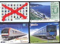 Транспортни (ж.п.) карти  Влакове  от Япония ТК24 - ТК32