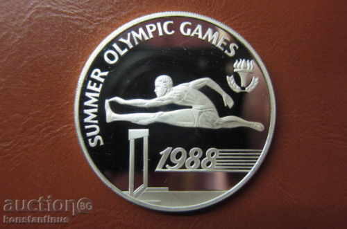 Auction Barbados $ 20 1988 PROOF Rare Silver Auction Barbados $ 20 1988 PROOF Rare Silver