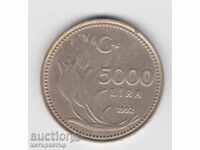 5000 Lira 1992 Turkey