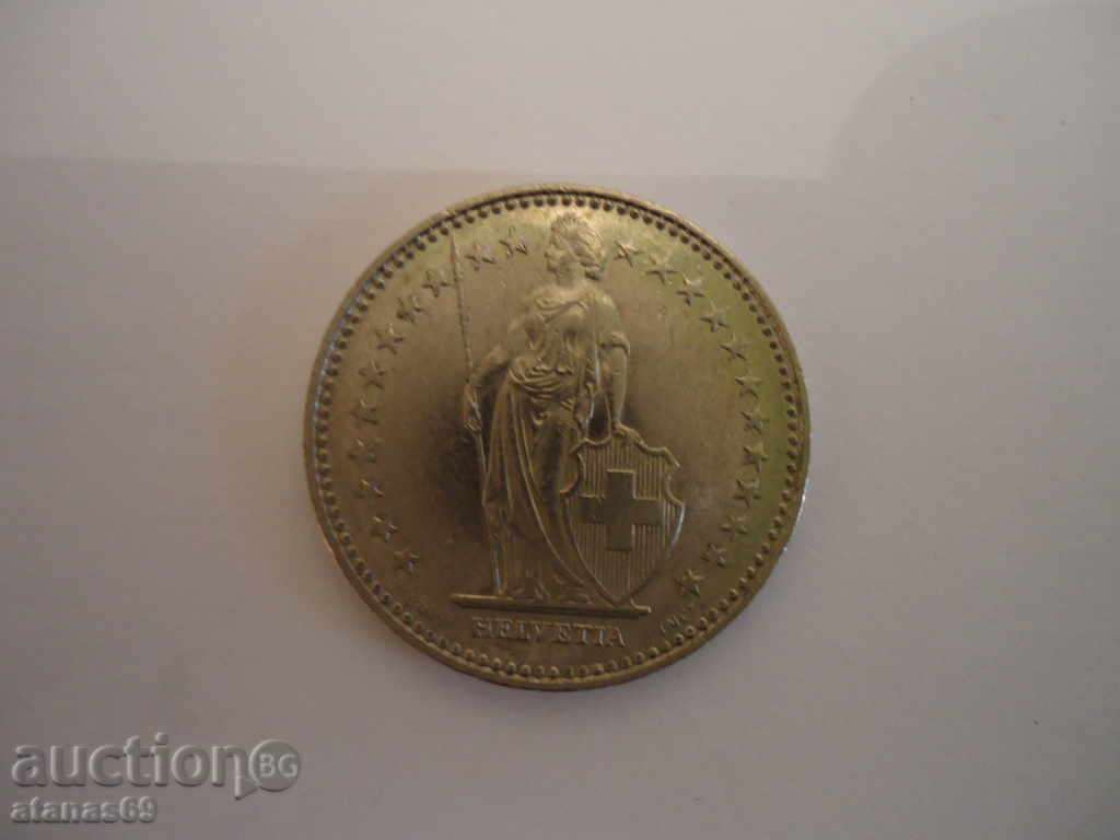 1 Frank Elveția 1992 cu preț € 1.99 | 3.89 BGN 1 Frank Elveția 1992 cu preț € 1.99 | 3.89 BGN