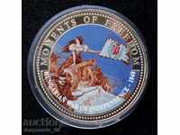 (¯`'•.¸ $10 2001 LIBERIA UNC ¸.•'´¯)