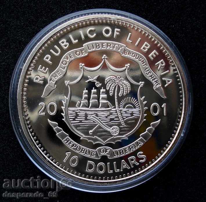 (¯`'•.¸ 10 dollars 2001 LIBERIA UNC ¸.•'´¯) with price 22.00 BGN | € 11.25 (¯`'•.¸ 10 dollars 2001 LIBERIA UNC ¸.•'´¯) with price 22.00 BGN | € 11.25