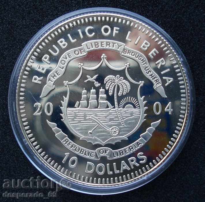 (¯`'•.¸ 10 dollars 2004 LIBERIA UNC ¸.•'´¯) with price 22.00 BGN | € 11.25 (¯`'•.¸ 10 dollars 2004 LIBERIA UNC ¸.•'´¯) with price 22.00 BGN | € 11.25