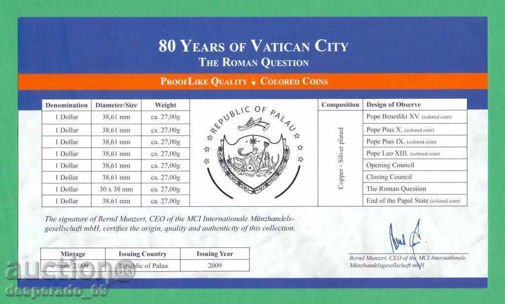 Auction (¯`'•.¸ 1 dollar 2009 PALAU UNC (8 coins) ¸.•'´¯) Auction (¯`'•.¸ 1 dollar 2009 PALAU UNC (8 coins) ¸.•'´¯)