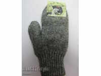 Machine-knit children's wool jacket gloves with one finger,