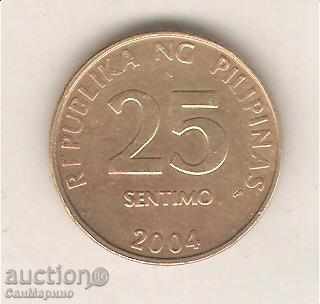 + Philippines 25 Cent 2004