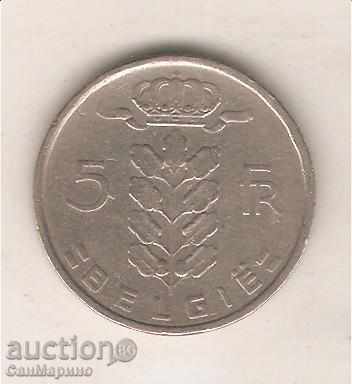 + Belgia 5 franci 1949 legenda olandeză