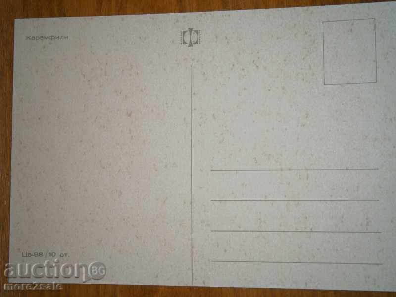 Card KARAMFILS FROM BULGARIA - FLOWER / 2 / with price 0.80 BGN | € 0.41 Card KARAMFILS FROM BULGARIA - FLOWER / 2 / with price 0.80 BGN | € 0.41