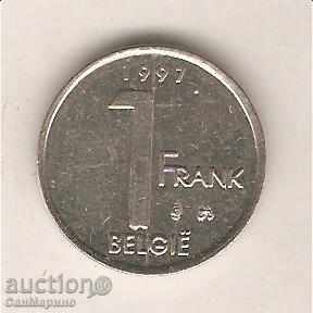 +Белгия  1  франк  1997 г.  холандска  легенда