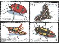 Чисти  марки  Фауна Насекоми 1991 от Австралия