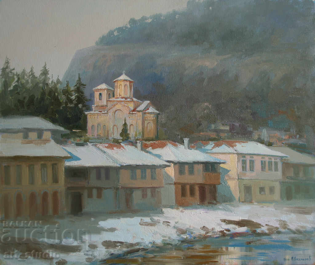 Църквата св.Димитър в Търново -масл бои