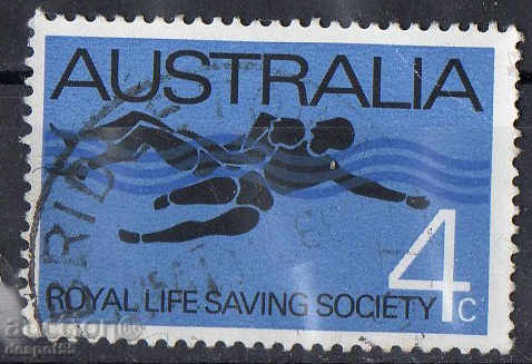 1966. Australia. 75 year old Royal Life Saving Association.