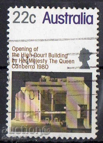 1980. Australia. High Court of Australia cele mai noi clădiri.