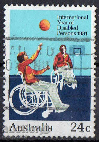 1981. Австралия. Международна година на инвалидите.