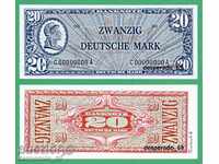 (¯` '• .¸ (reproduction) GERMANY 20 UNC mark 1948 •. •' ´¯)