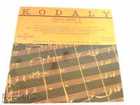 Old gramophone record Kodaly - Ilona Andor - Hungarothon