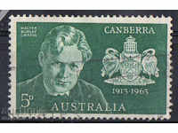 1963 Australia. Walter Griffin - arhitect din Canberra.