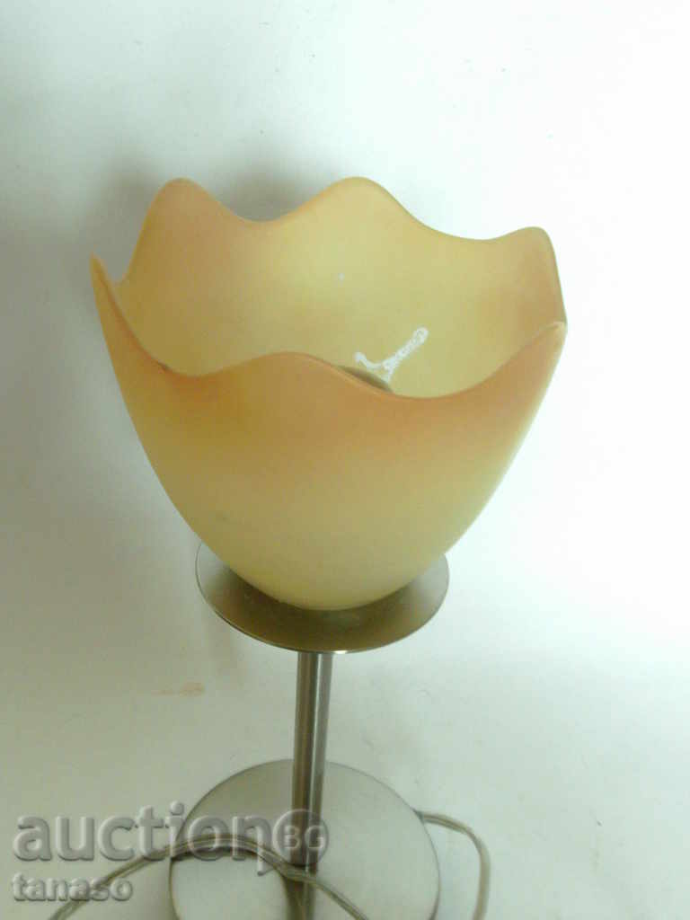 Επιτραπέζιο φωτιστικό από ανοξείδωτο ατσάλι, λειτουργικό - 6