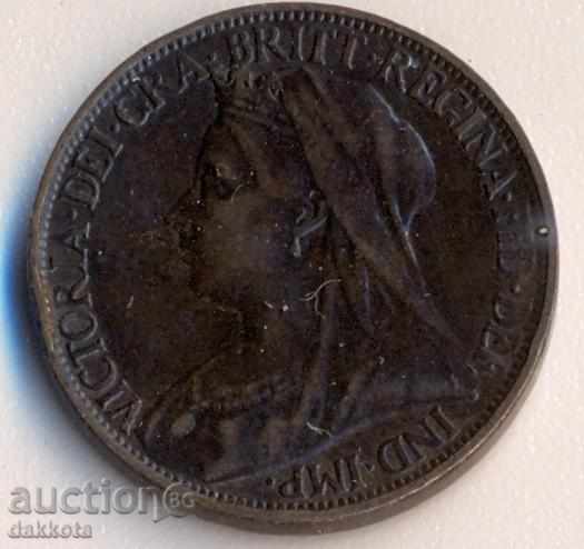 Великобритания фартинг 1900 година Виктория с цена 6.00 лв. | € 3.07