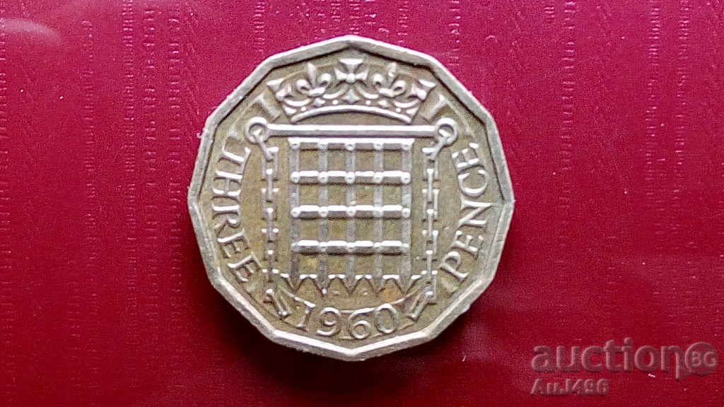 Delivery of THREE PENCE 1960