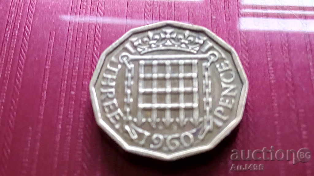 THREE PENCE 1960 - 5 THREE PENCE 1960 - 5