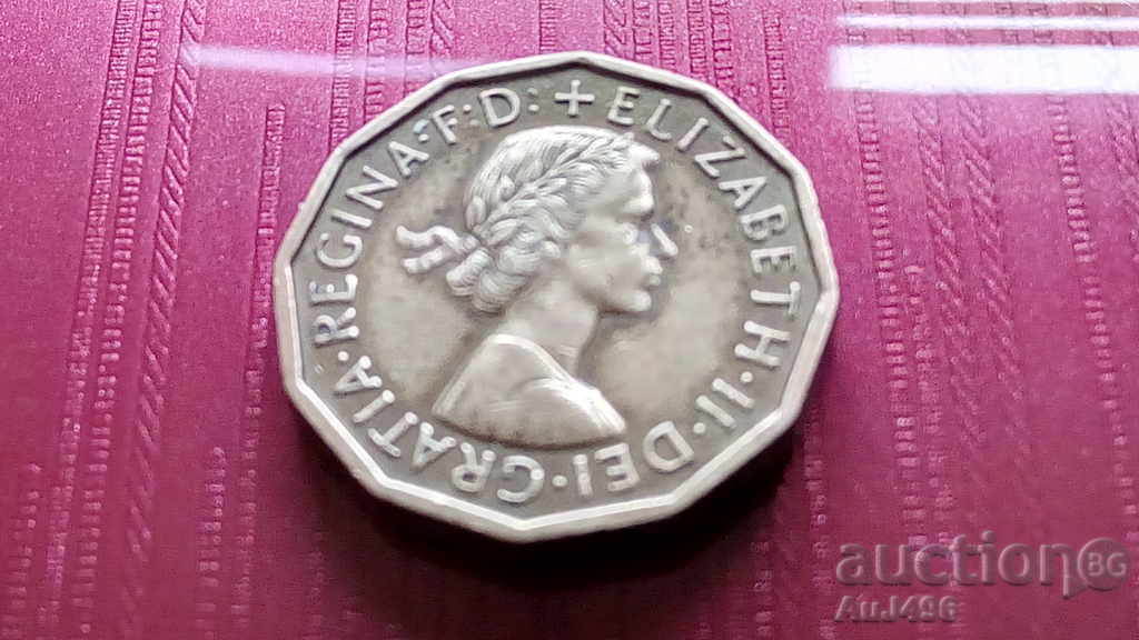 THREE PENCE 1960 - 7 THREE PENCE 1960 - 7
