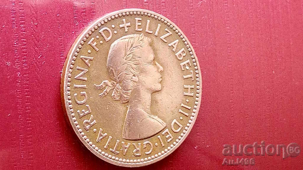 HALF  PENNY  1957 - 5