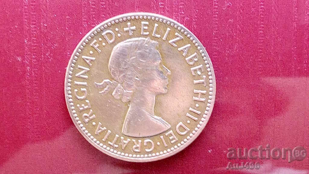 HALF PENNY 1957 - 7 HALF PENNY 1957 - 7