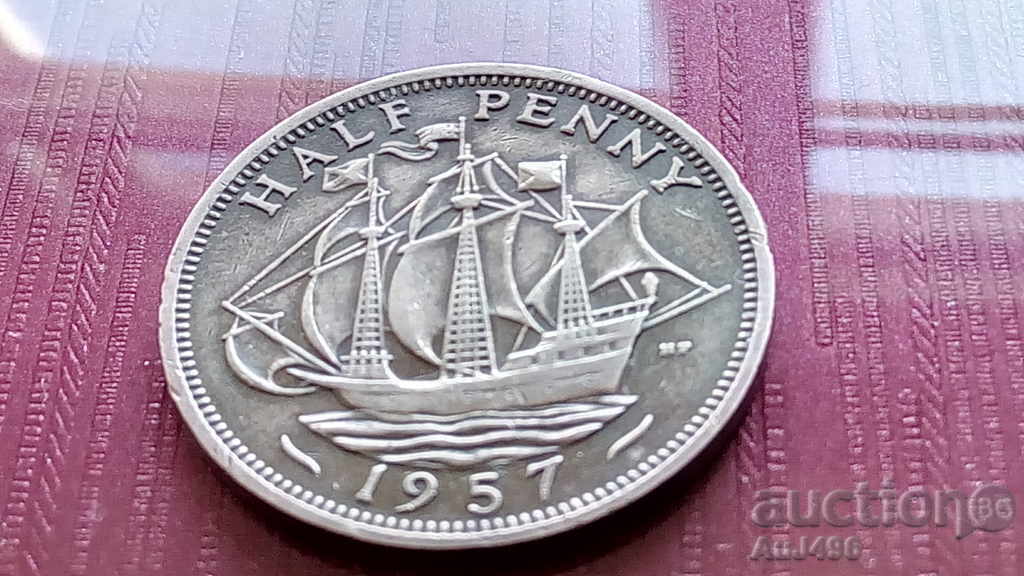 Jumătate de penny 1957