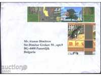 Пътувал  плик с марки Котка 2006 Дърво 2007 от Холандия