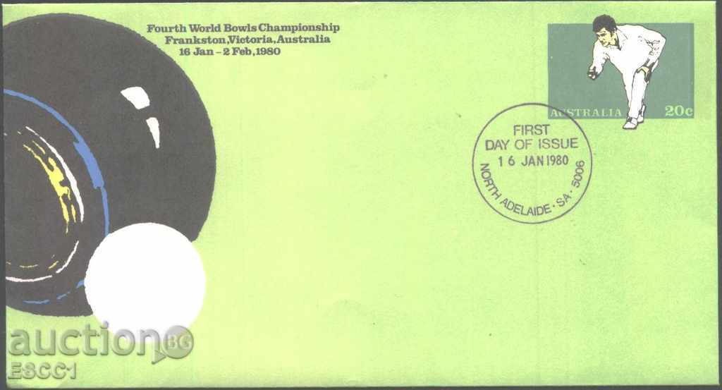 FDC plic Sport 1980 Australia