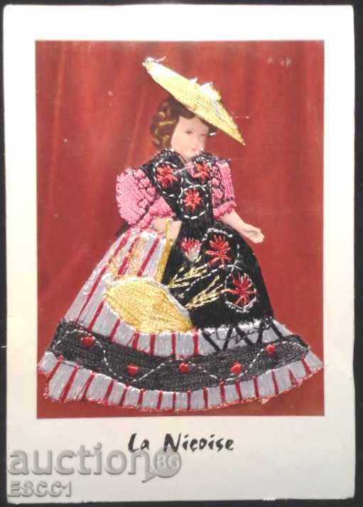 Пощенска картичка Кукли от Франция Никол от Испания