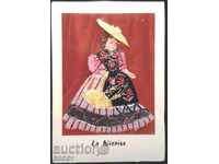 Пощенска картичка Кукли от Франция Никол от Испания