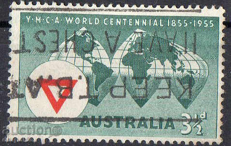 1955. Australia. 100 de ani de asociere Christian Adolescentului.