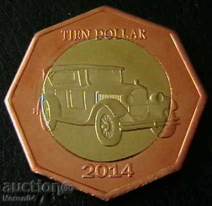 10 dolari 2014 (Chrysler T 80), Sfântul Eustatie