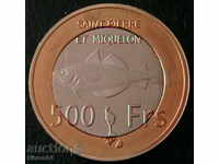 500 франка 2013 ESSAI, Сен Пиер и Микелон
