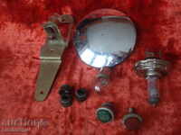 ЛОТ части за ВОЛГА?, капачка 80мм.,лампи и др.